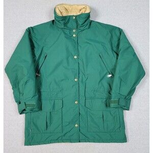 Vintage L.L. Bean Women's Maine Warden's Parka Jacket Sz L Goretex 80s Warm USA